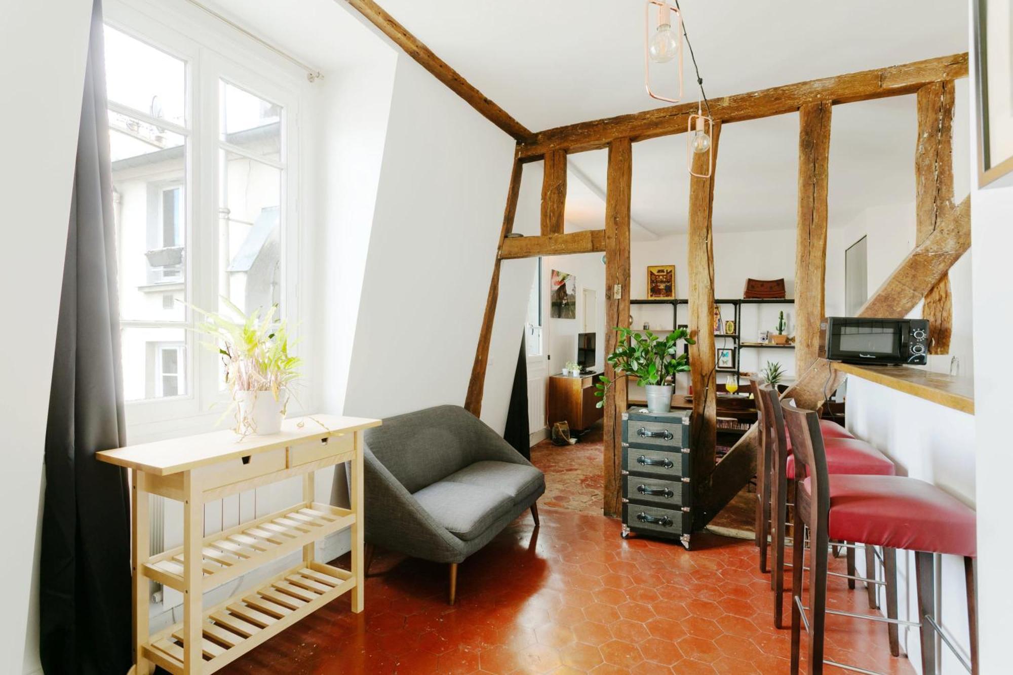 Ferienwohnung Central Paris 1Br Cozy Exterior foto